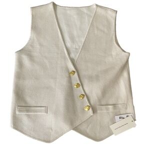 Commense Cream Off-the-Shoulder Sweater